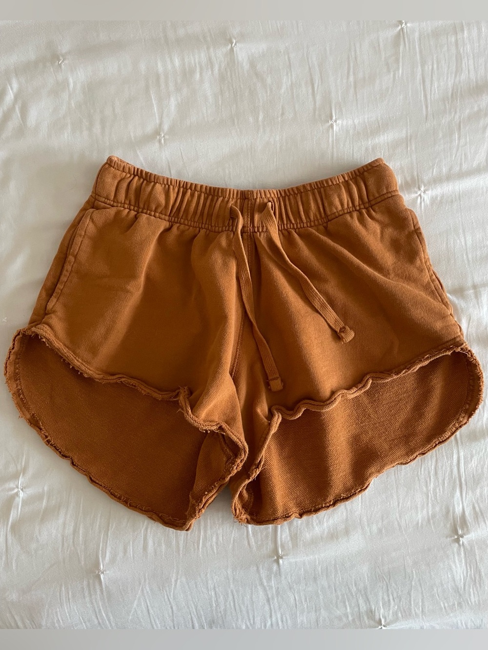 Free People Drop It Low Shorts Small Russet Orange